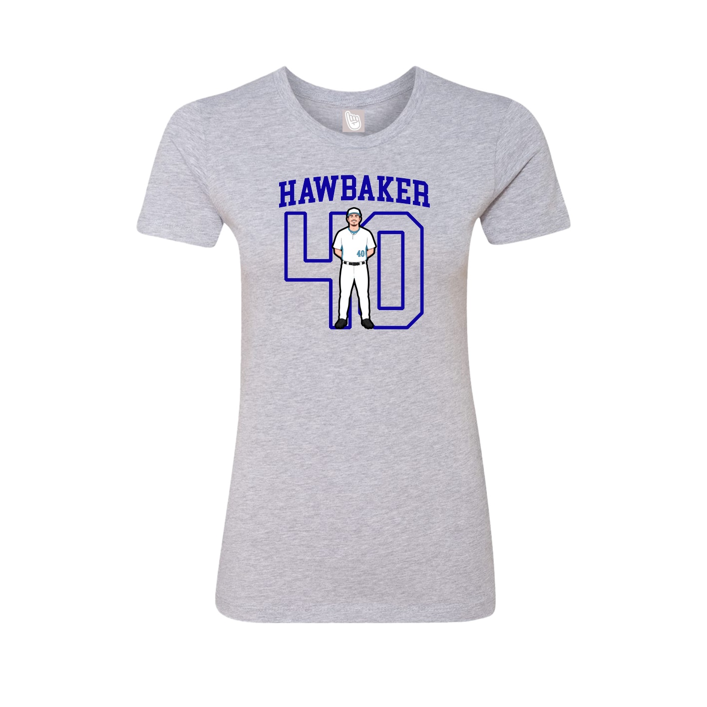 Fitted Women's Tee — Shirsey in Grey