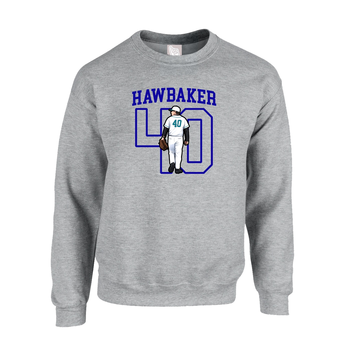 Fleece Crew — Shirsey in Grey
