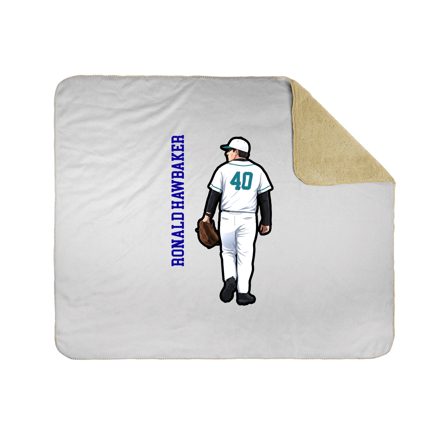 50x60 Sherpa Lined Throw Blanket