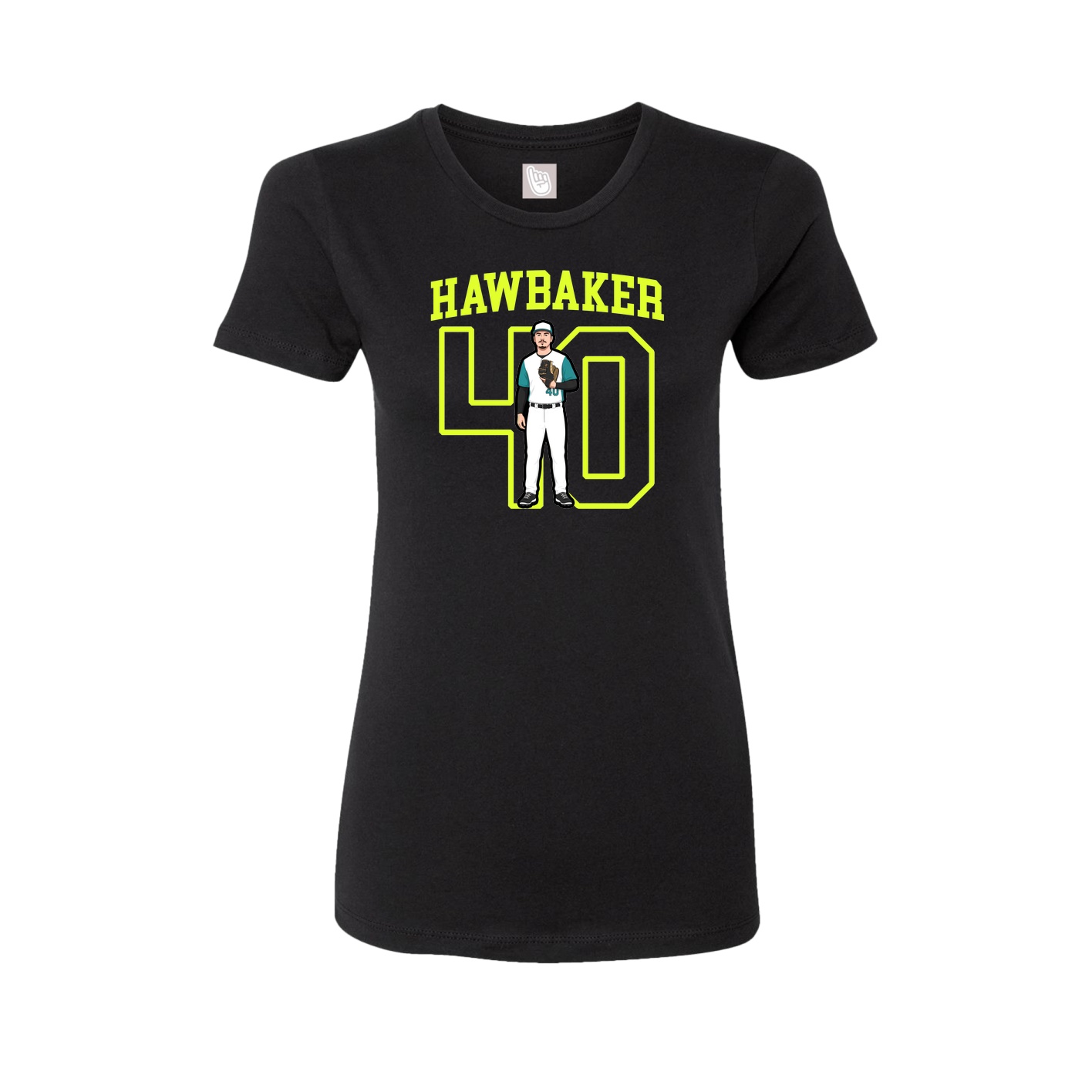 Fitted Women's Tee — Shirsey in Black