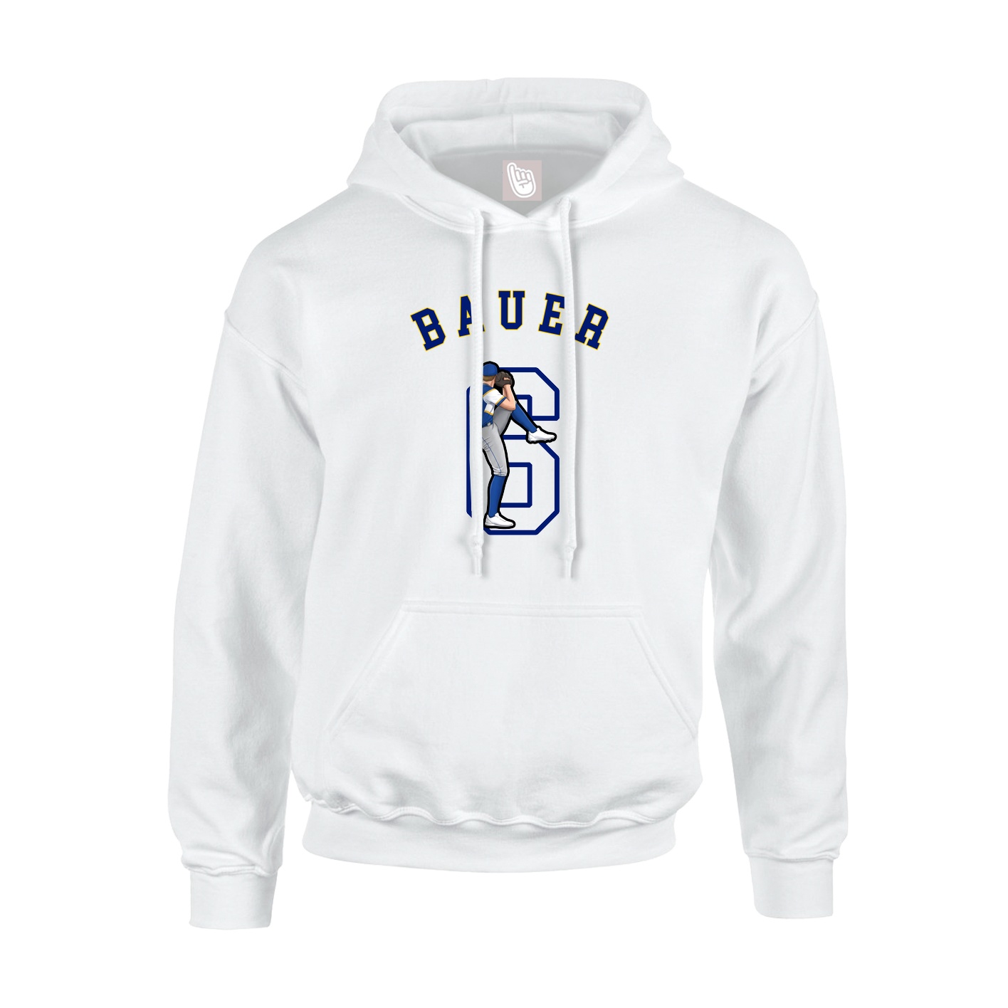 Hoodie — Shirsey Arch in White