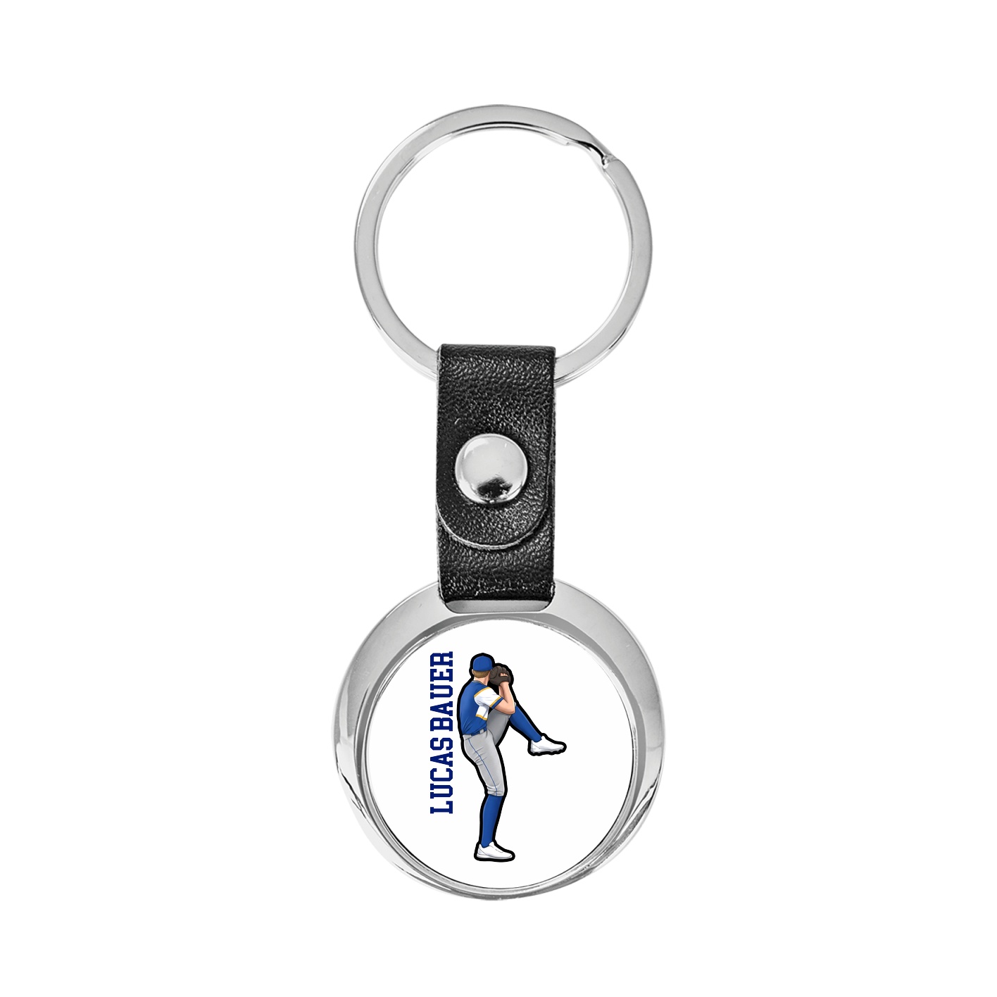 Key Chain — Name Vertical in Classic