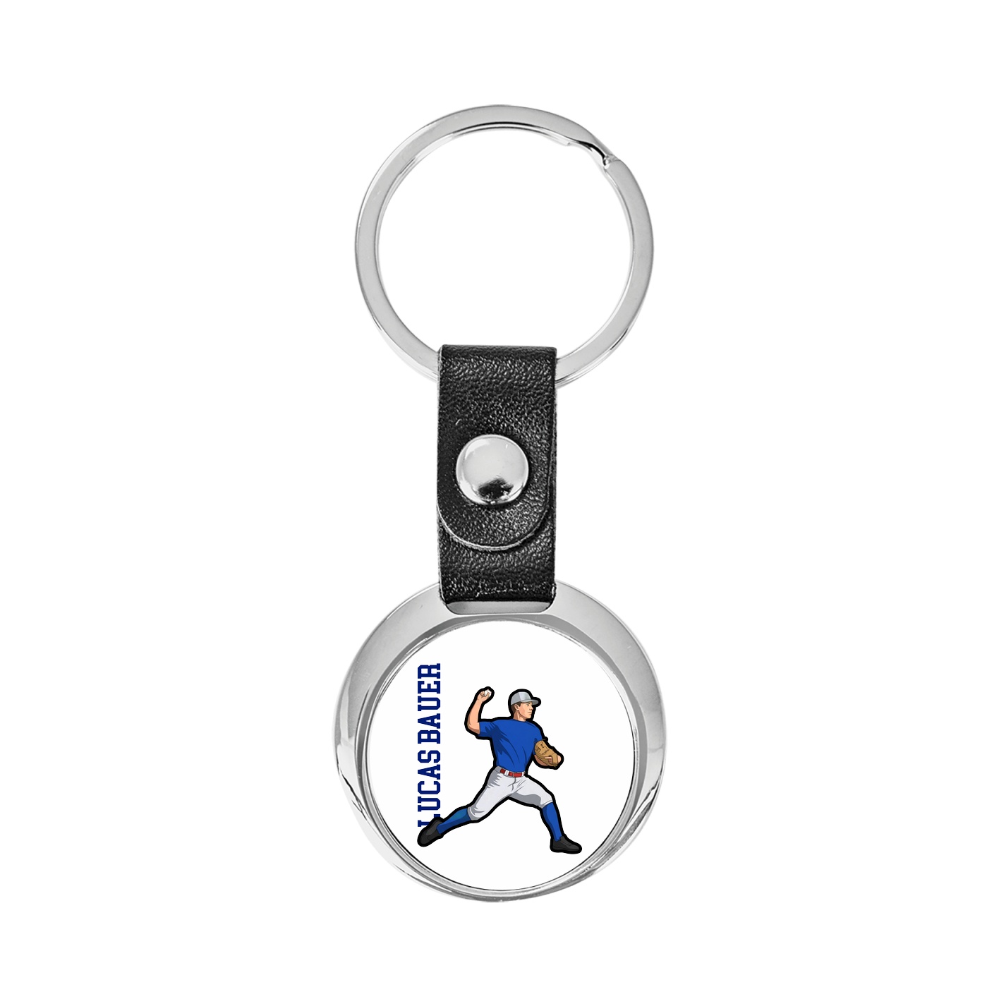 Key Chain — Name Vertical in Classic