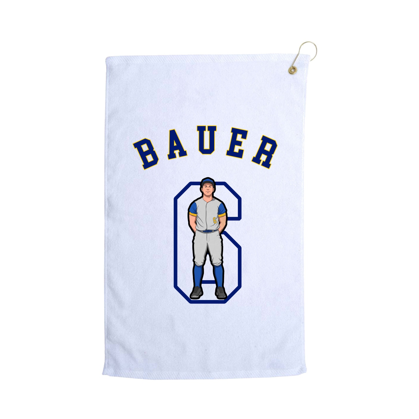 Golf Towel — Shirsey Arch in White