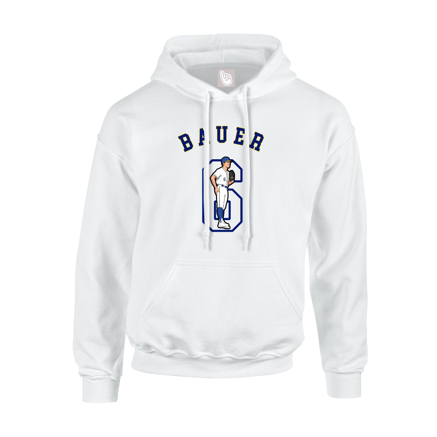 Hoodie — Shirsey Arch in White