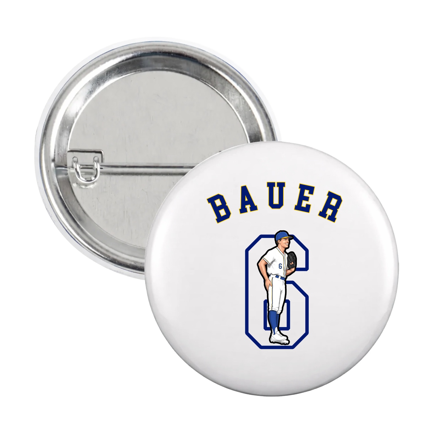 Game Day Button — Shirsey Arch in White