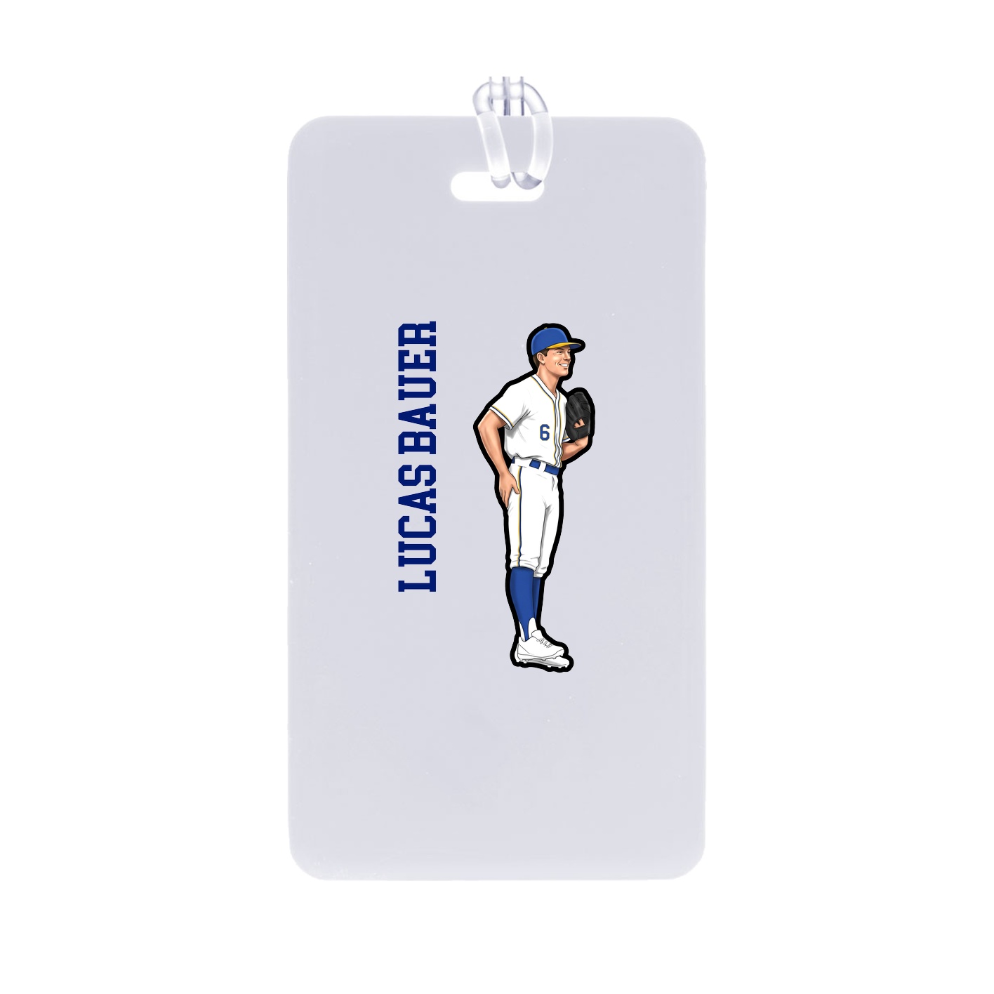 Bag Tag — Name Vertical in Classic
