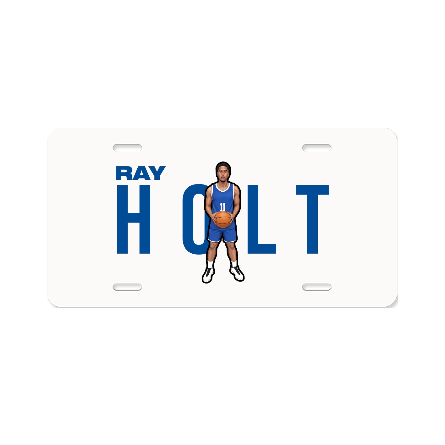 License Plate — Player Name in Classic
