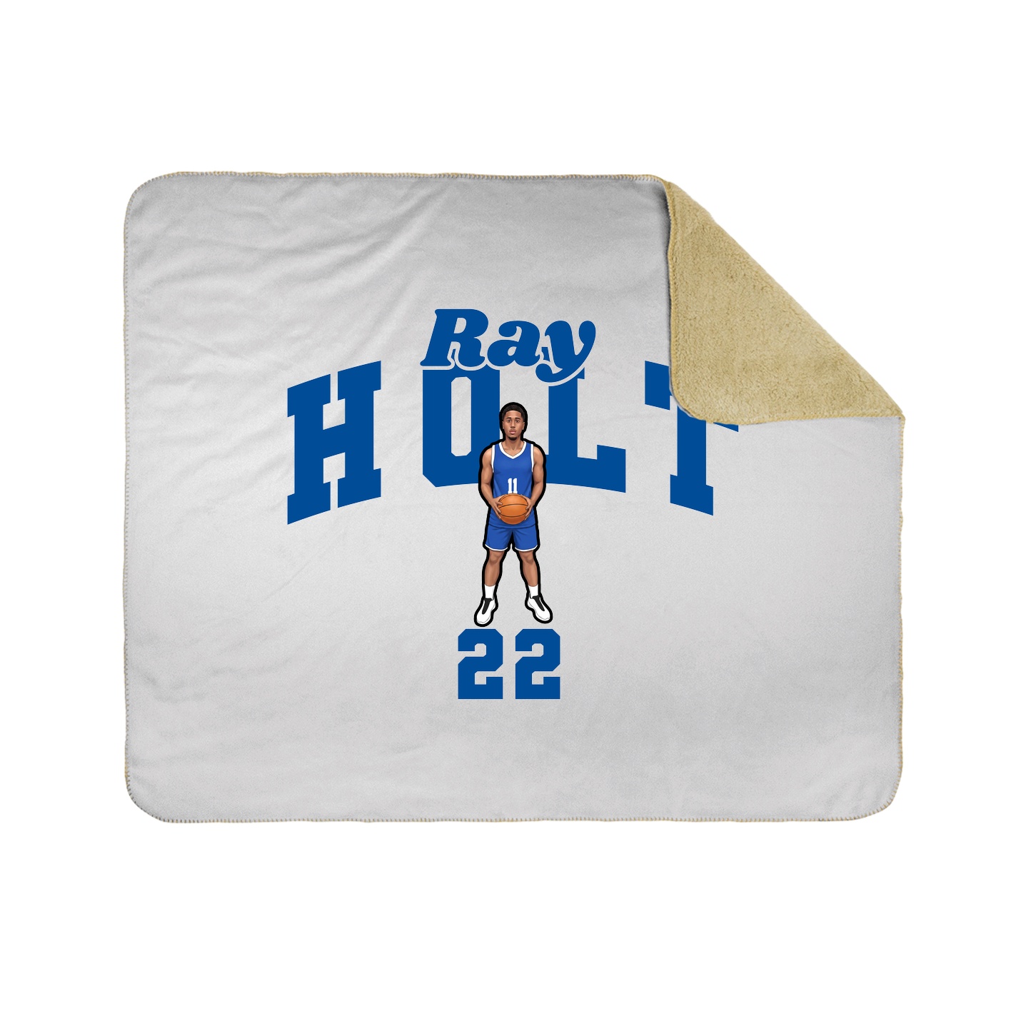 Throw Blanket — Signature Arch in White