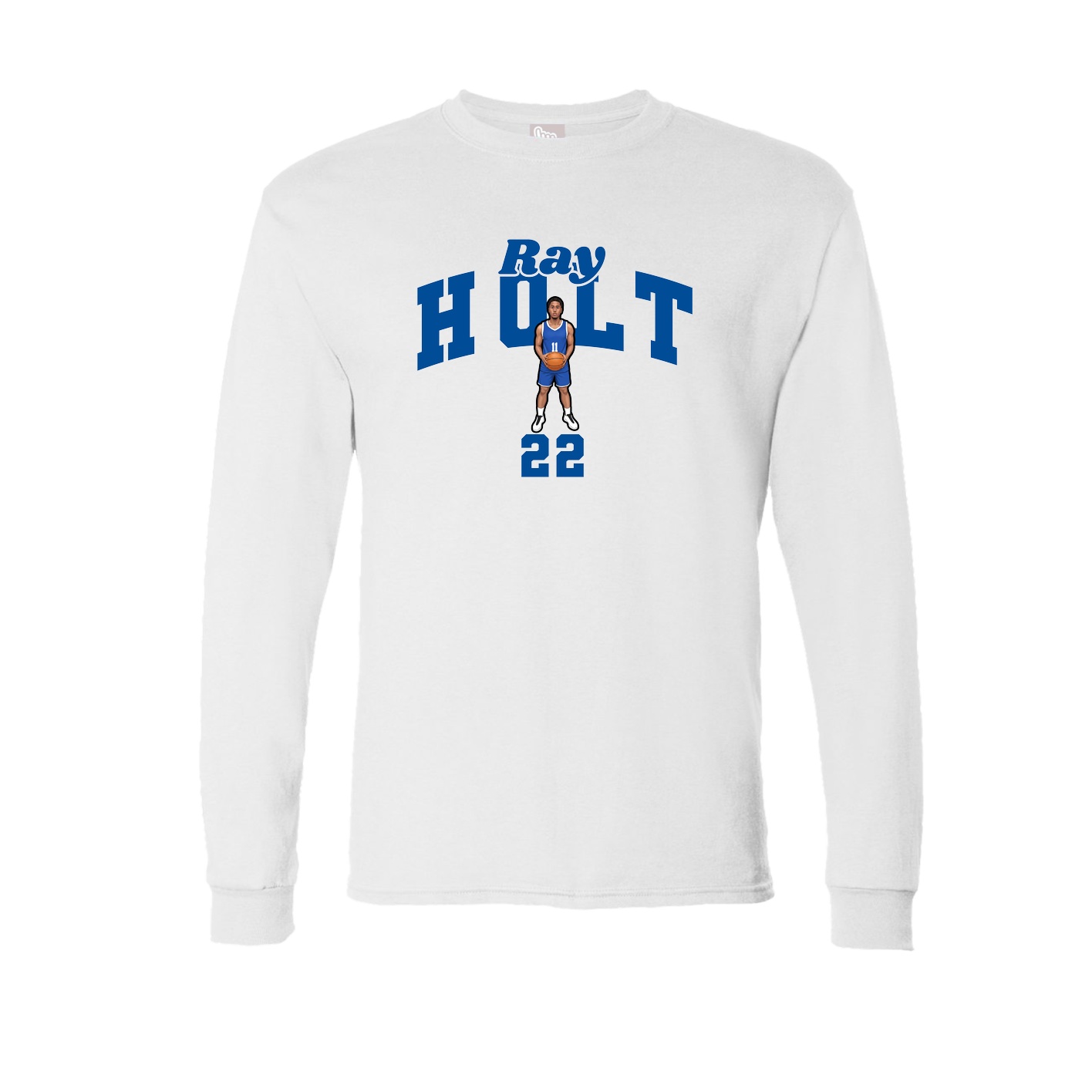 Long Sleeve Tee — Signature Arch in White
