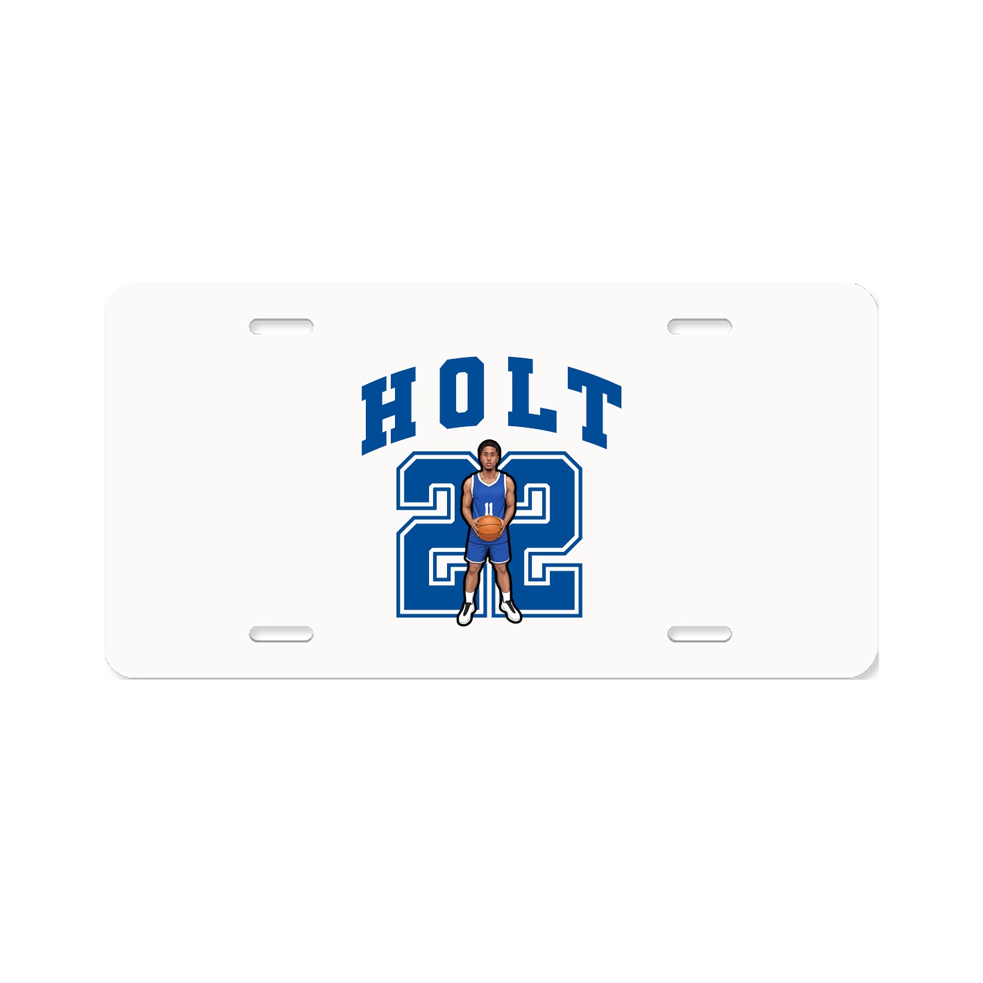 License Plate — Number in Classic