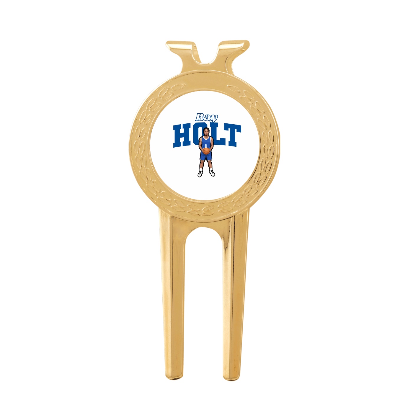 Divot Tool with Ball Marker — Name Arch in Classic