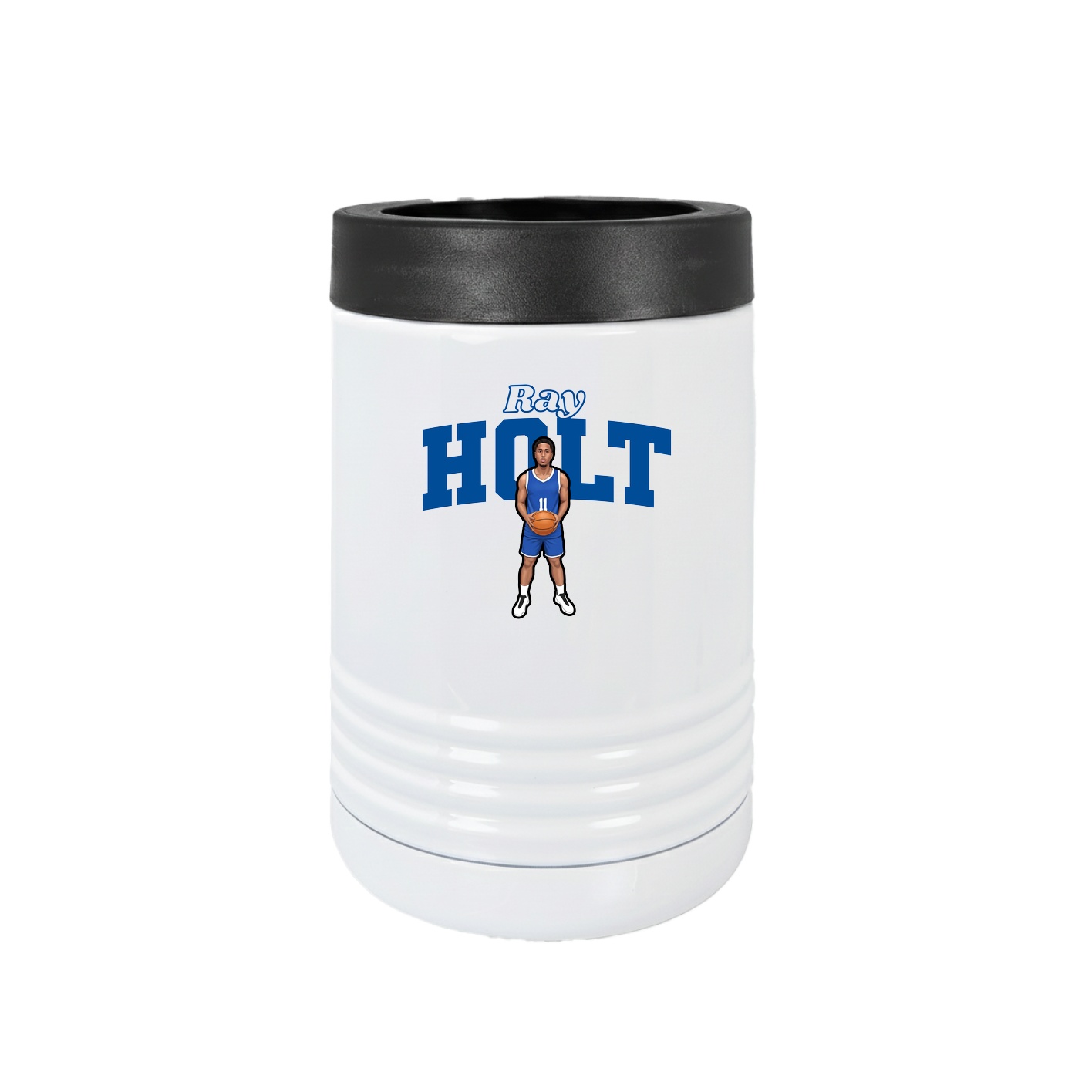 Beverage Holder — Name Arch in White