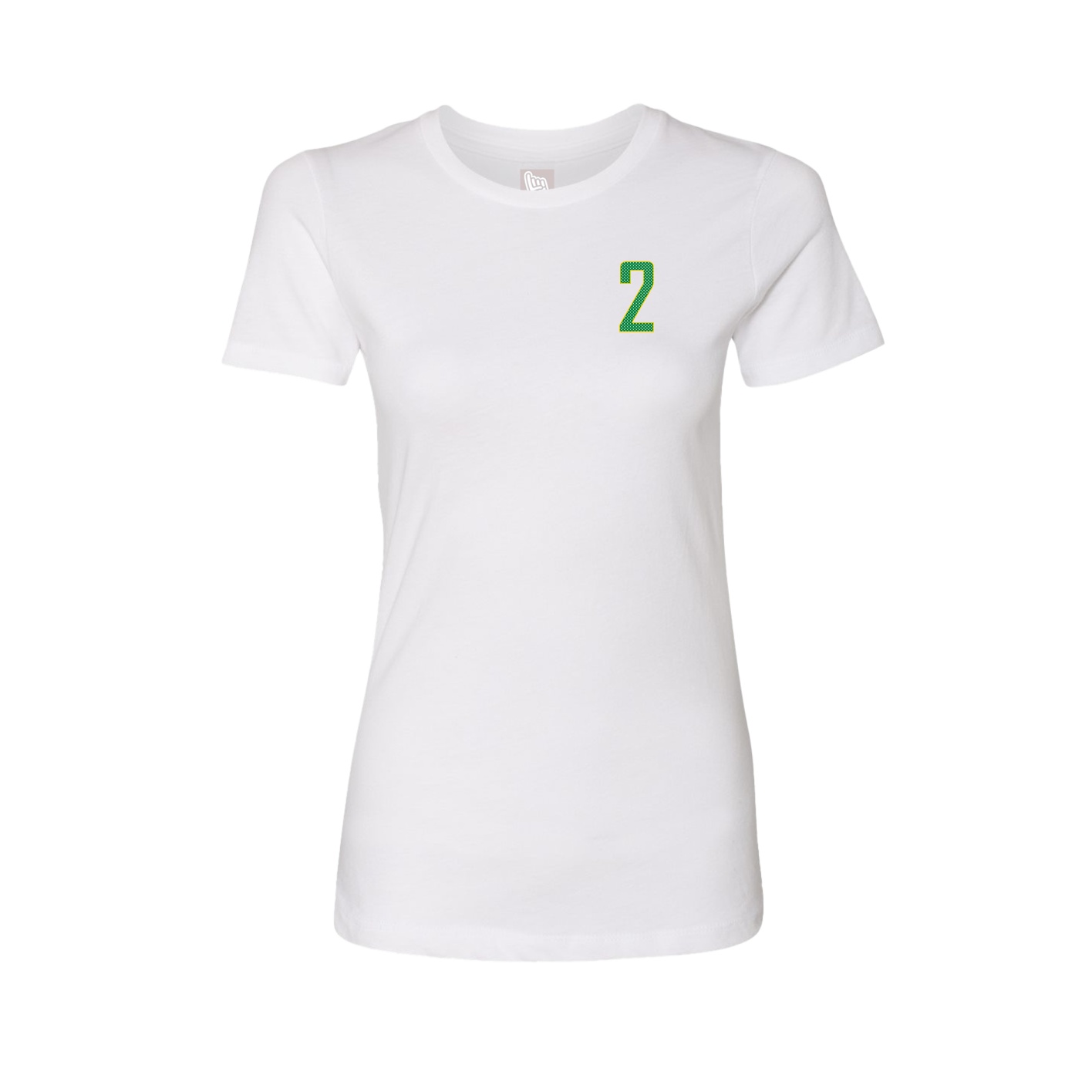 Fitted Women's Tee — Front Shirsy in White