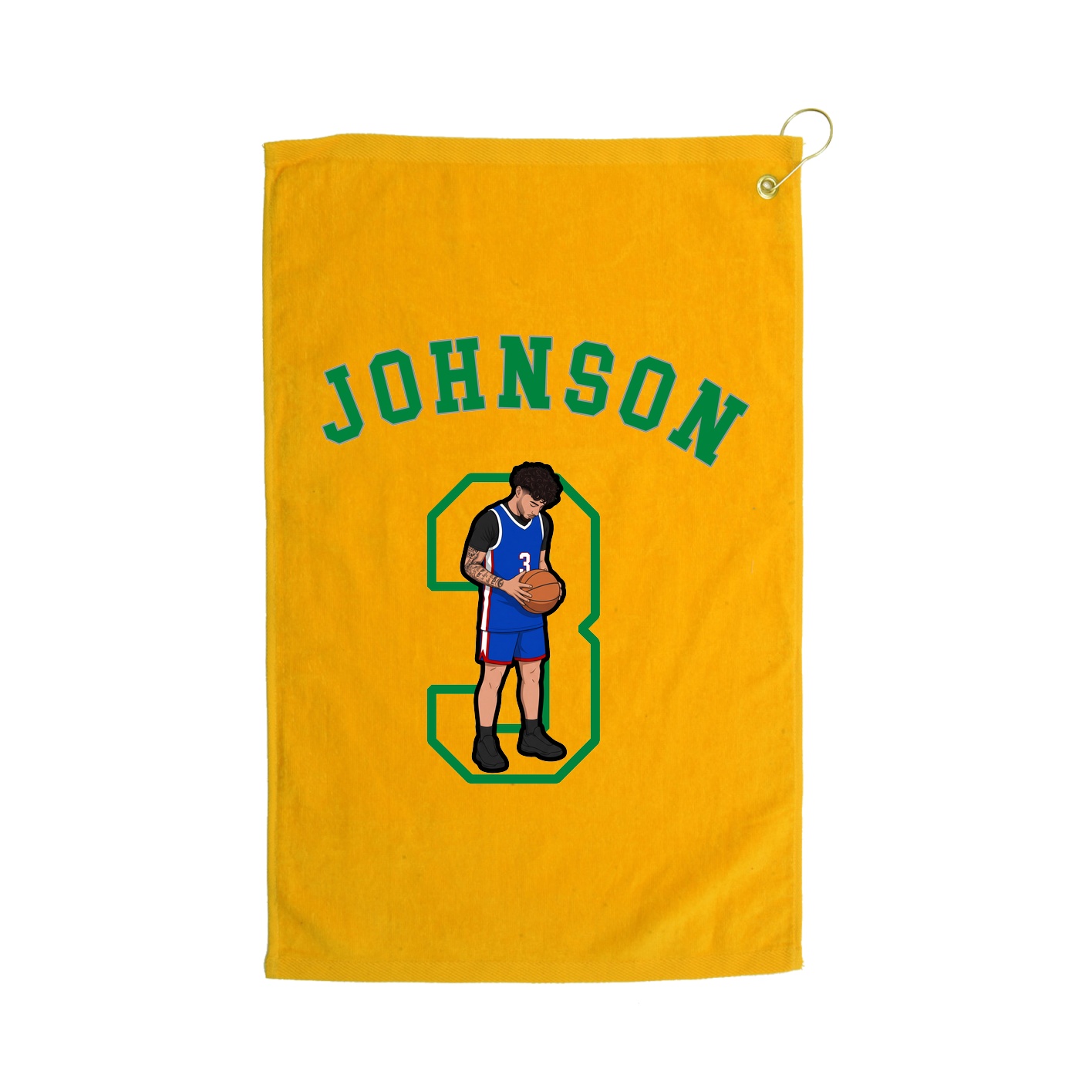 Golf Towel — Shirsey Arch in Gold