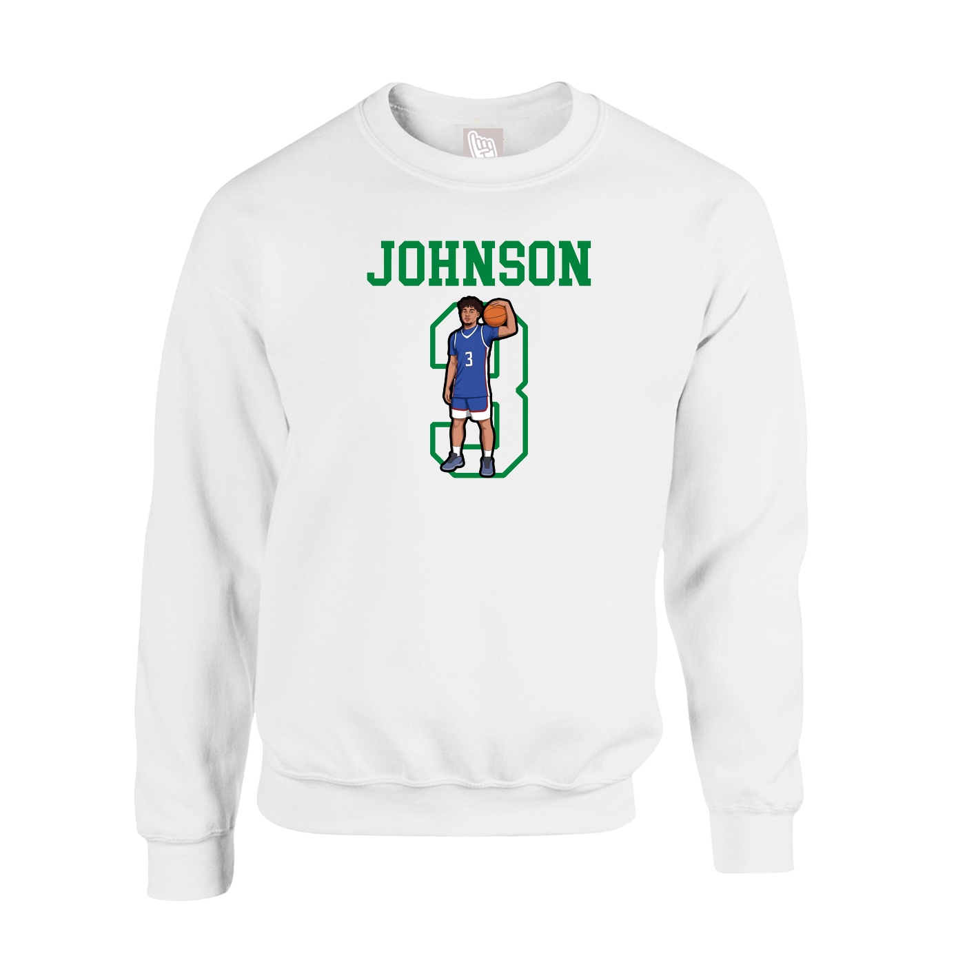 Fleece Crew — Shirsey in White