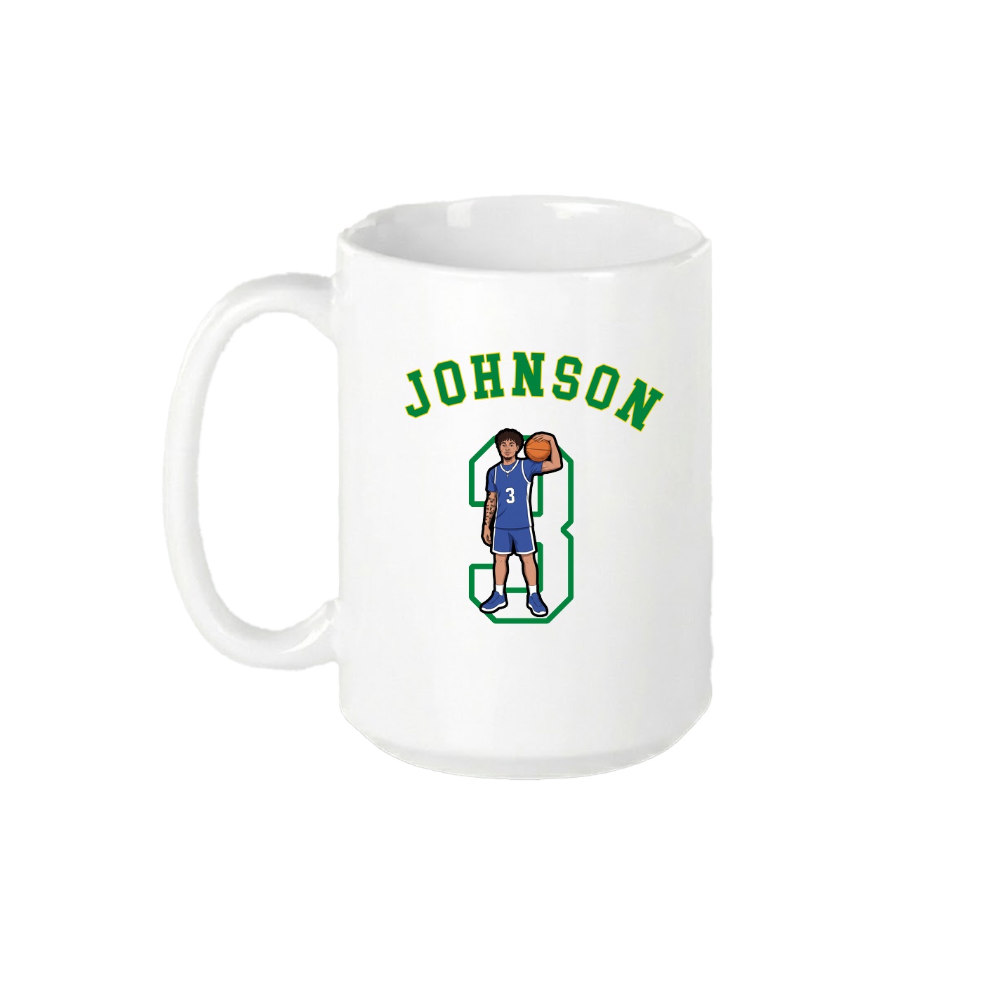 15oz Coffee Mug — Shirsey Arch in White