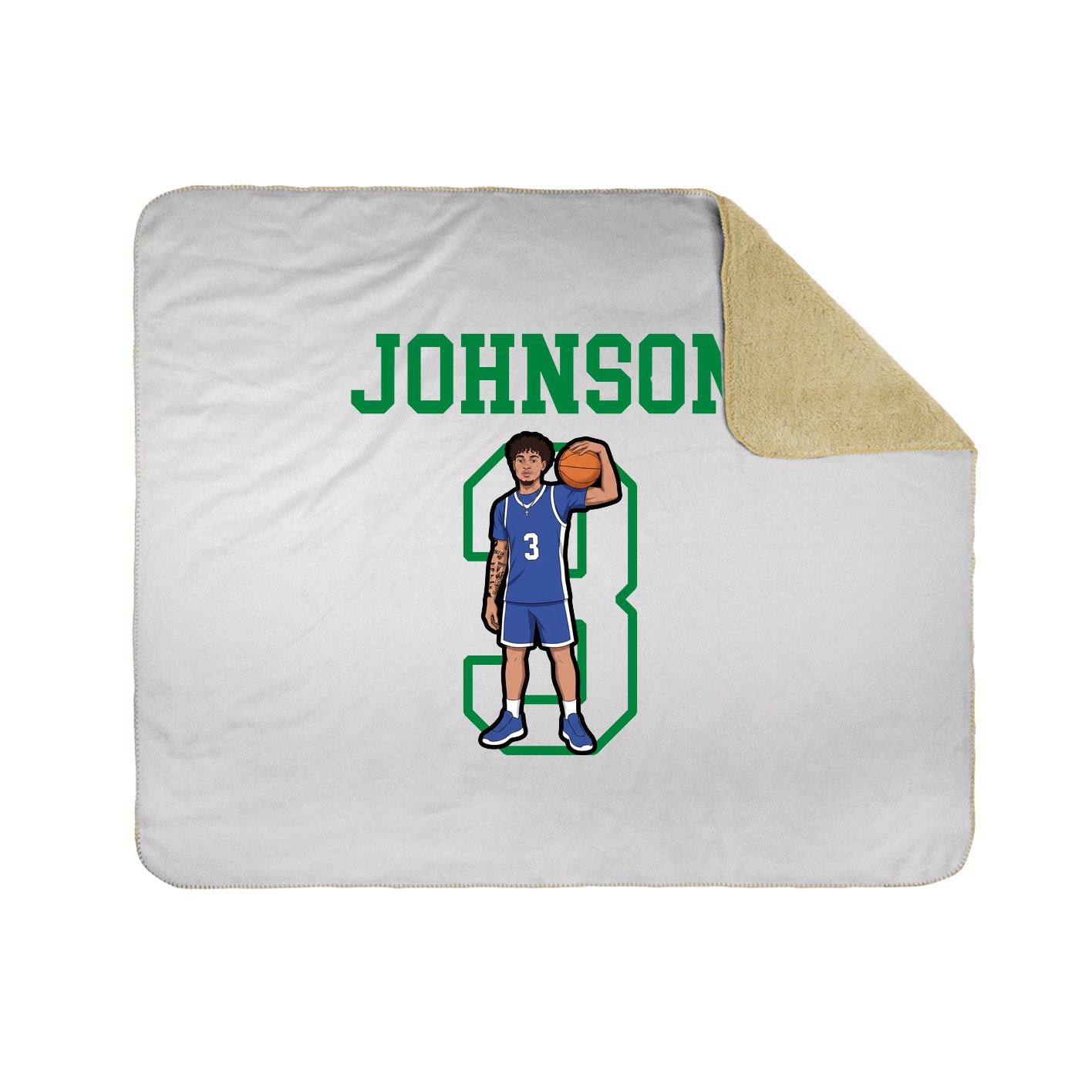 Throw Blanket — Shirsey in White