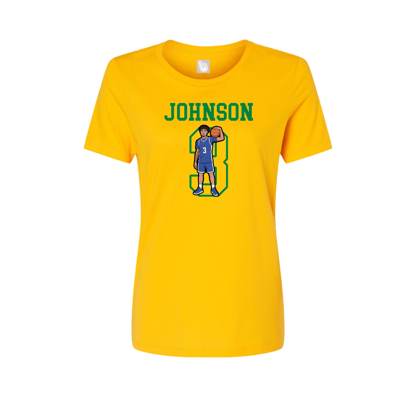 Fitted Women's Tee — Shirsey in Gold