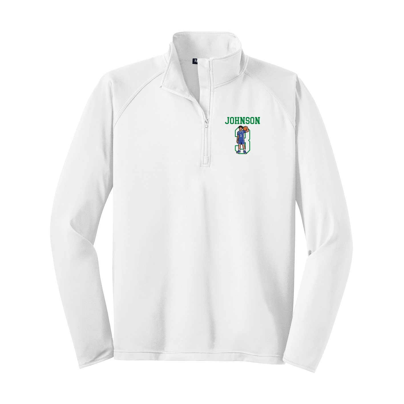 Q-Zip Pullover — Shirsey in White