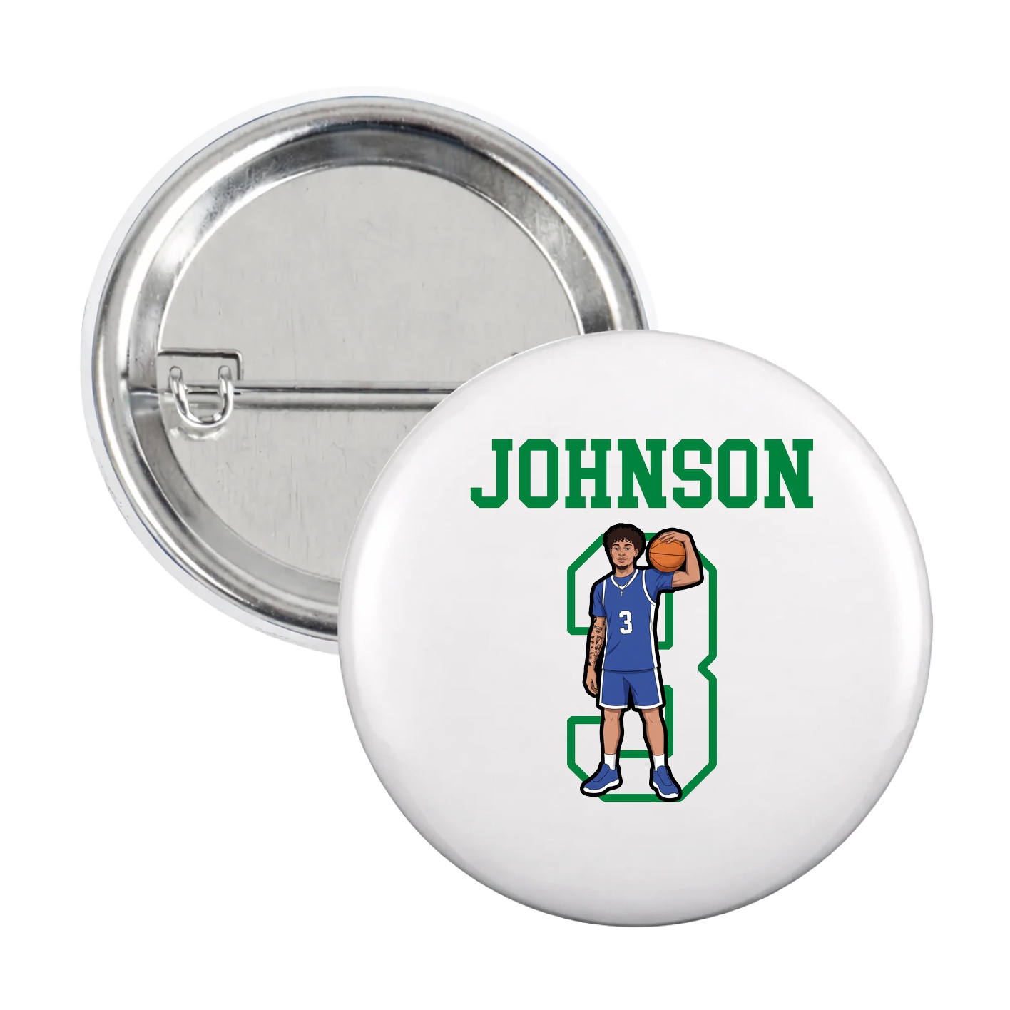 Game Day Button — Shirsey in White