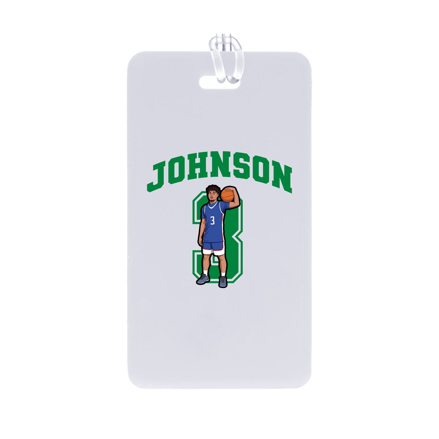 Bag Tag — Number in Classic