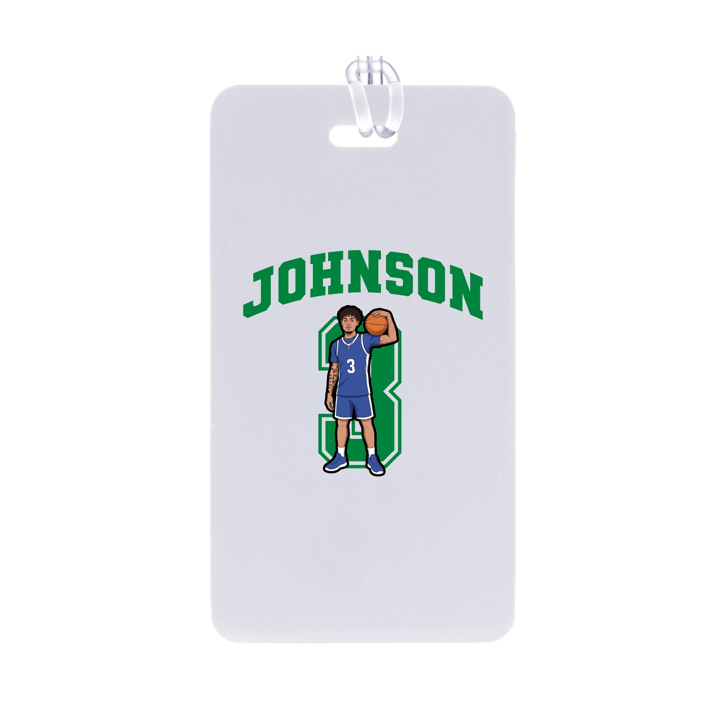 Bag Tag — Number in Classic