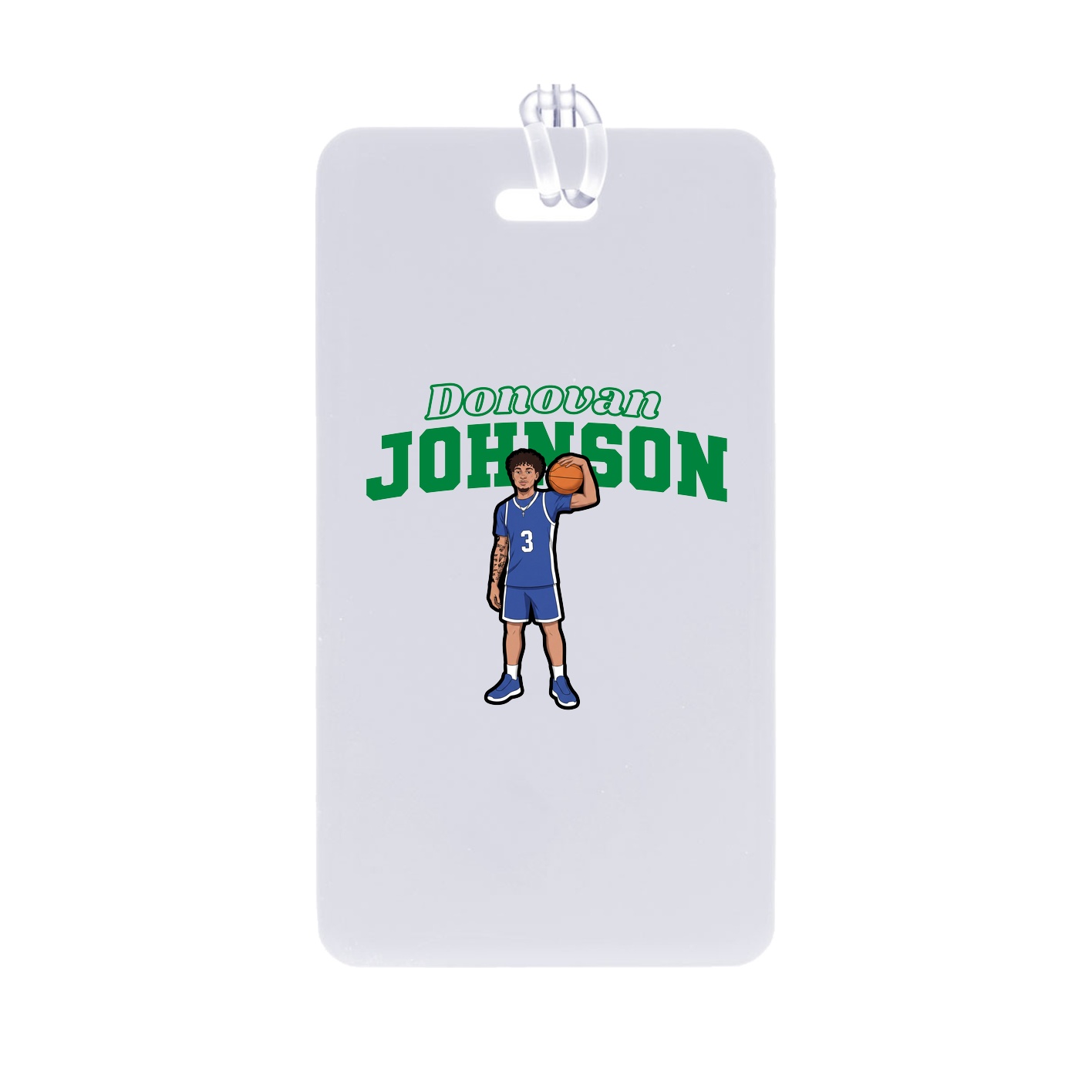 Bag Tag — Name Arch in Classic