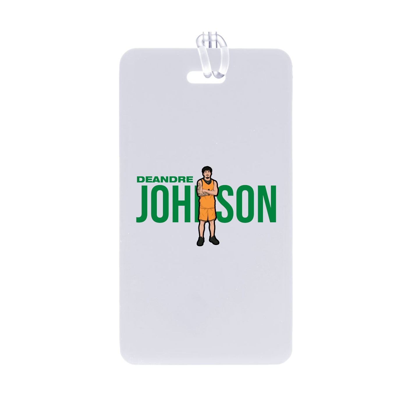 Bag Tag — Player Name in Classic