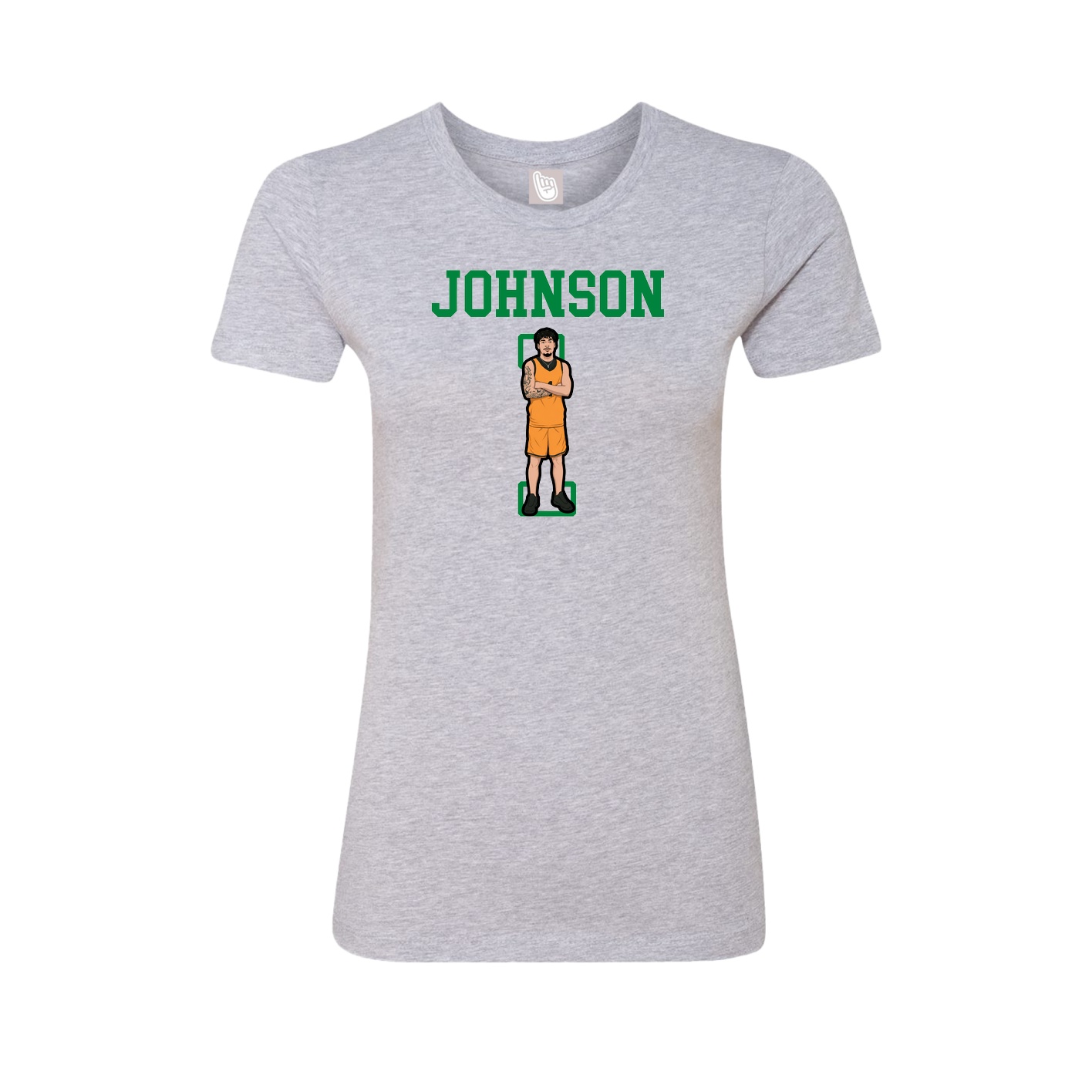 Fitted Women's Tee — Shirsey in Grey