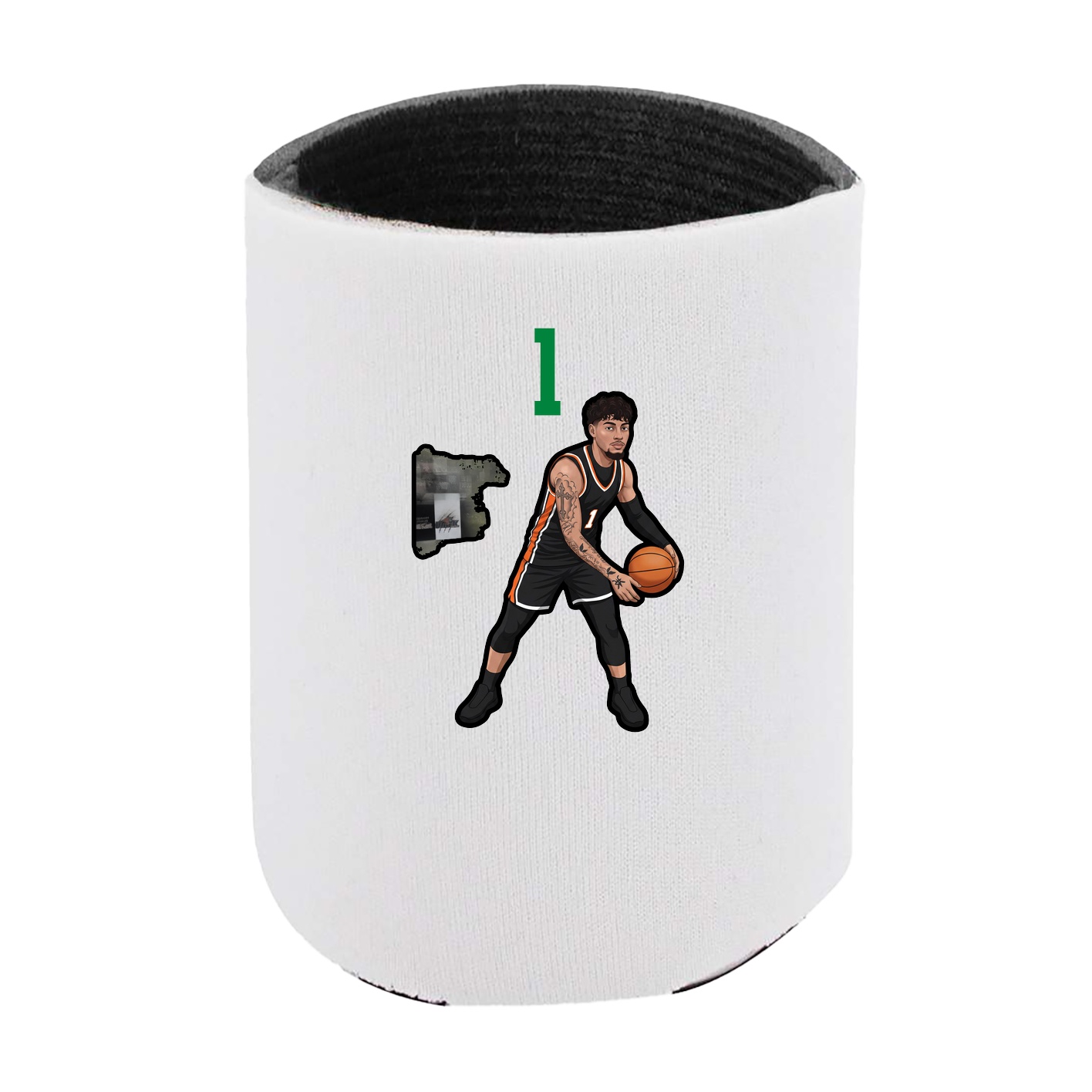 Can Holder — Number Top in White