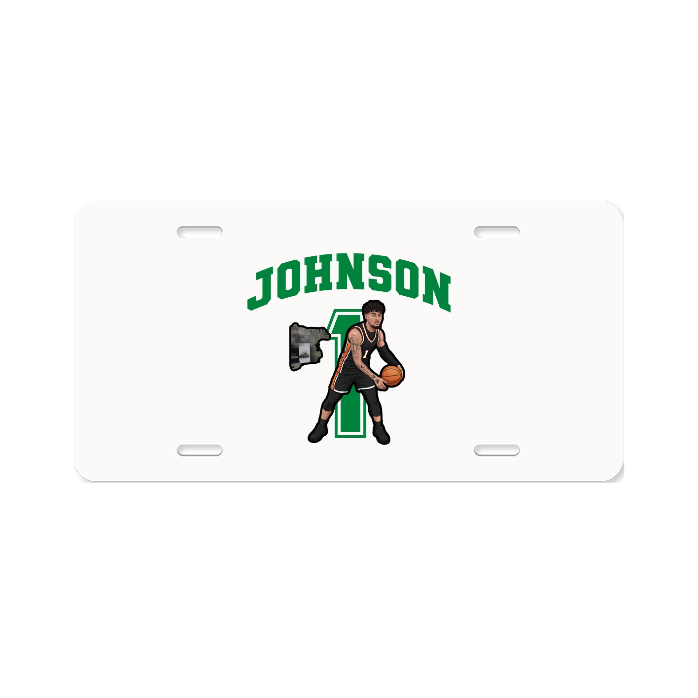 License Plate — Number in Classic