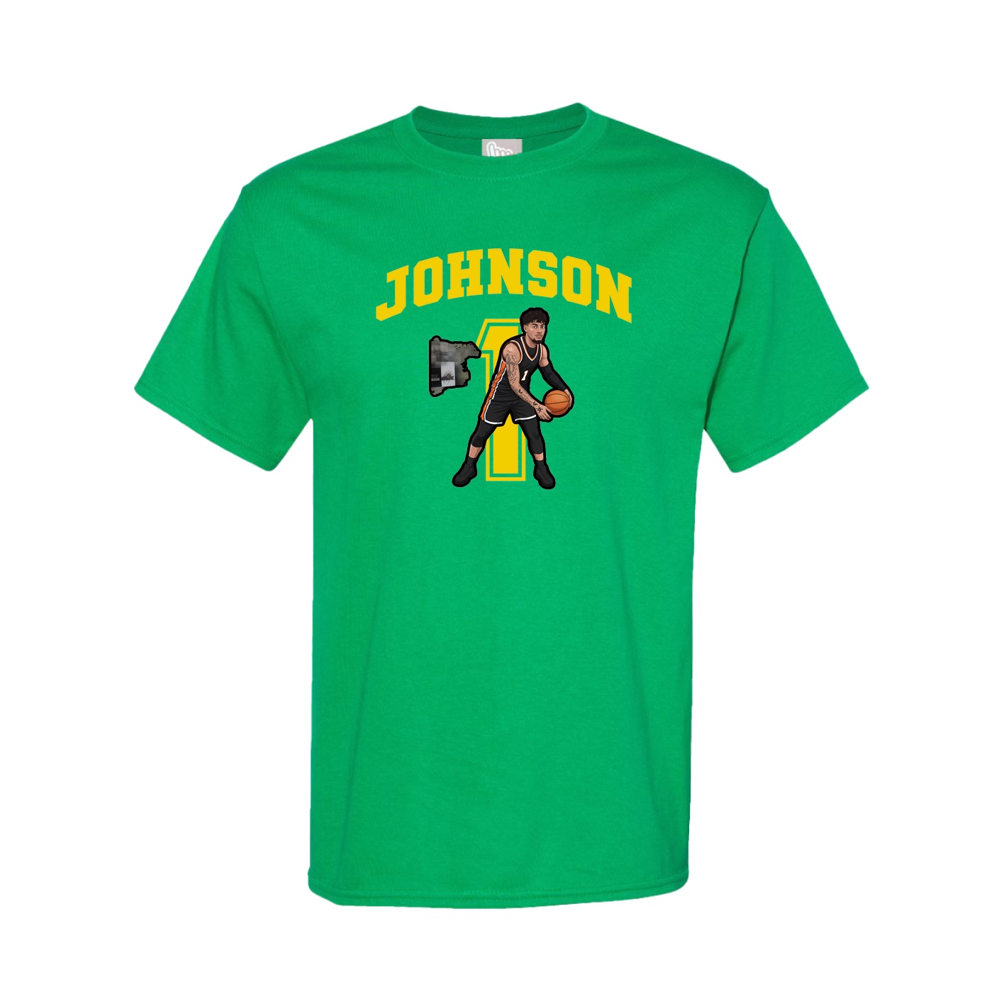 Tee — Number in Green