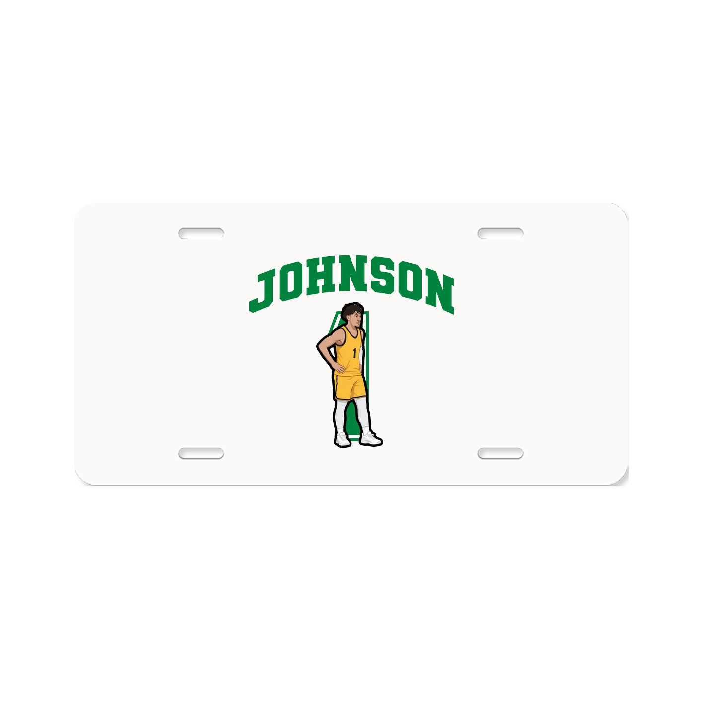 License Plate — Number in Classic