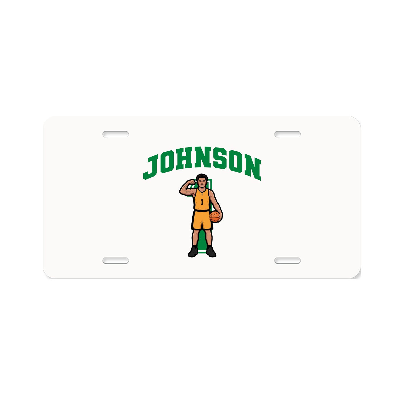 License Plate — Number in Classic
