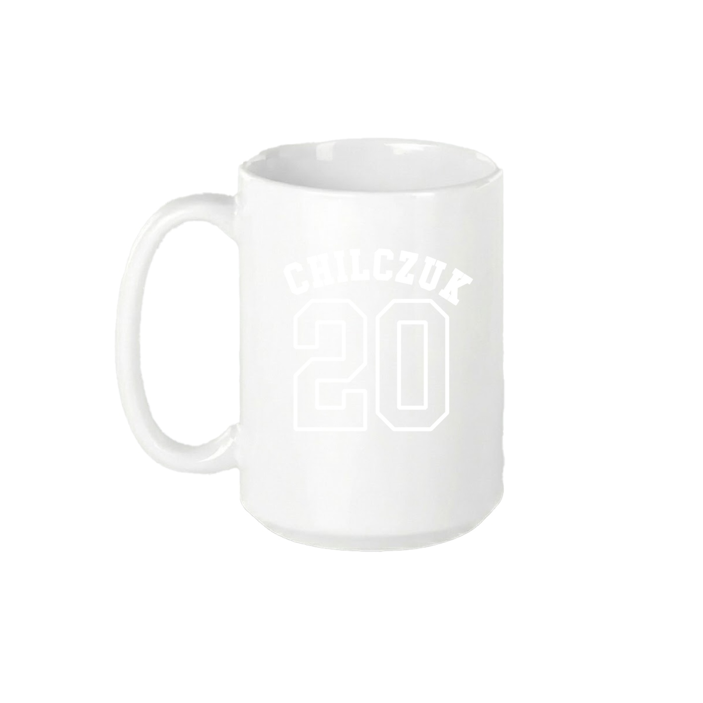 15oz Coffee Mug — Shirsey Arch in White