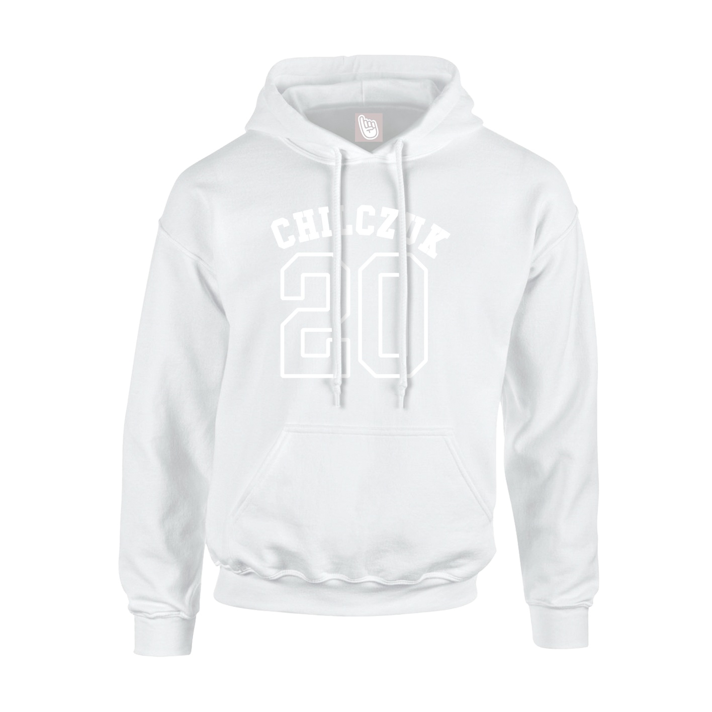 Youth Hoodie — Shirsey Arch in White