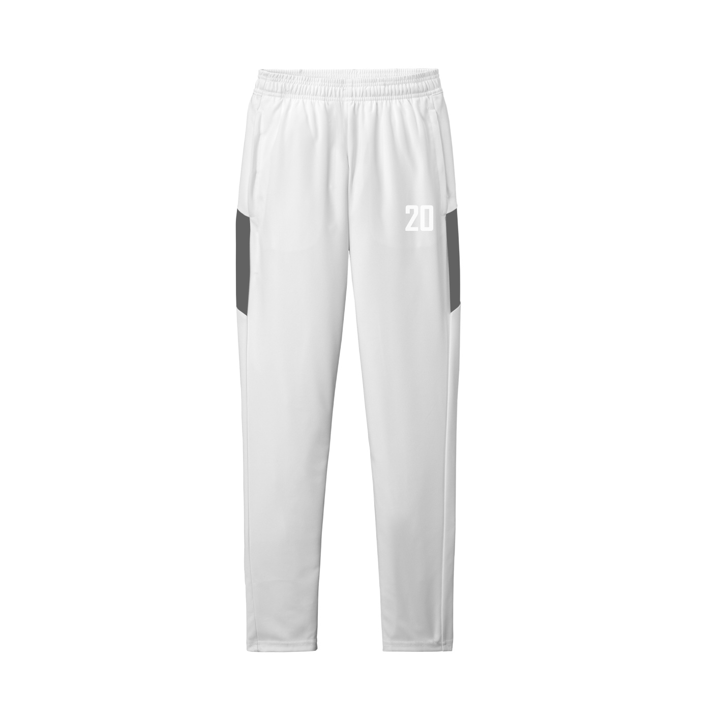 Team Travel Pant — Front Shirsy in White/Grey