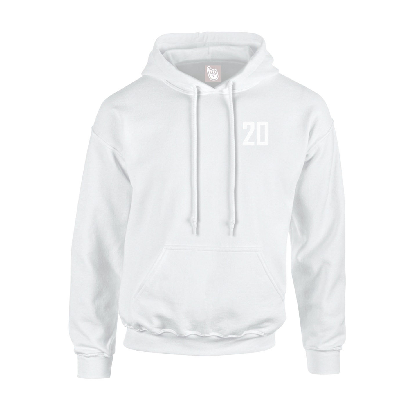 Youth Hoodie — Front Shirsy in White