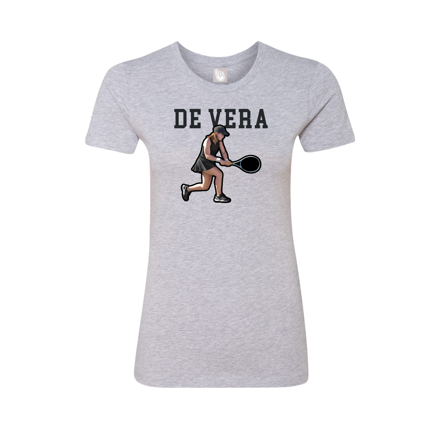 Fitted Women's Tee — Shirsey in Grey