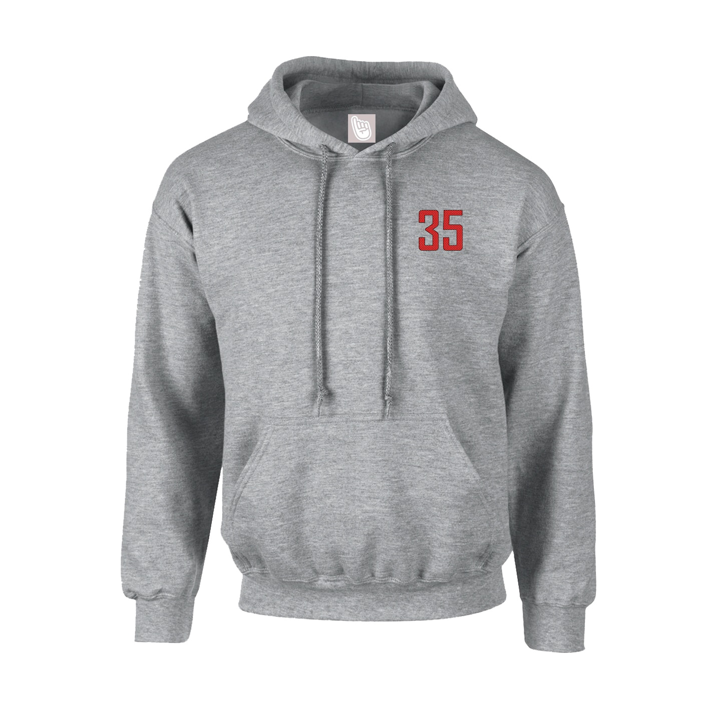 Youth Hoodie — Front Shirsy in Grey