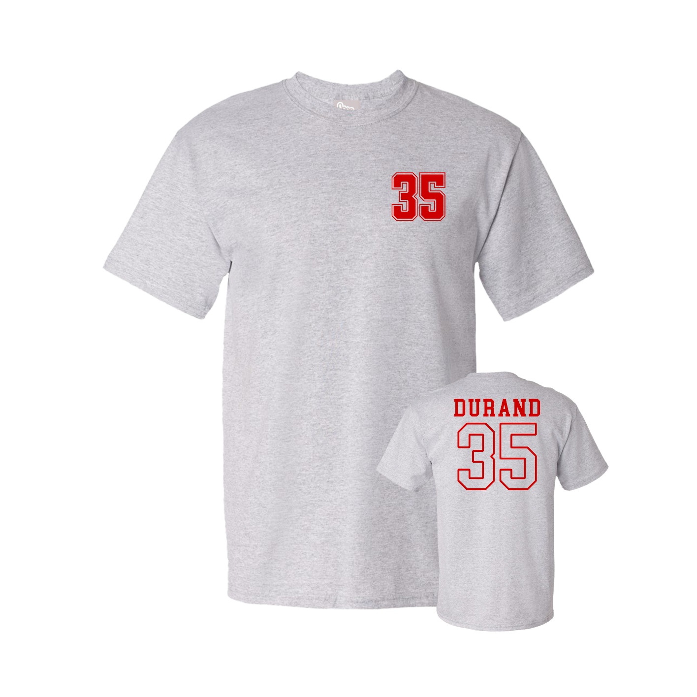 Tee — Chest Back in Grey