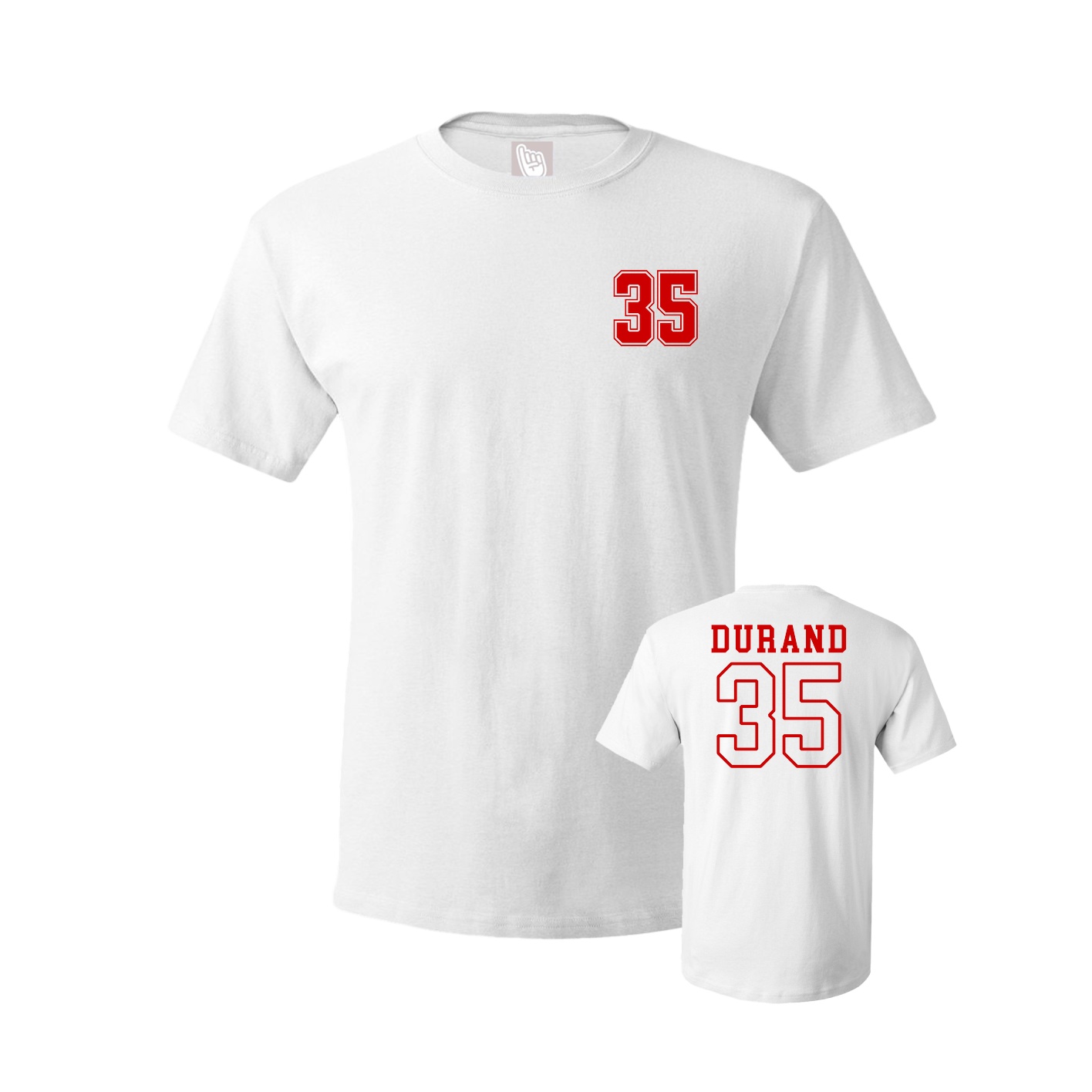 Tee — Chest Back in White