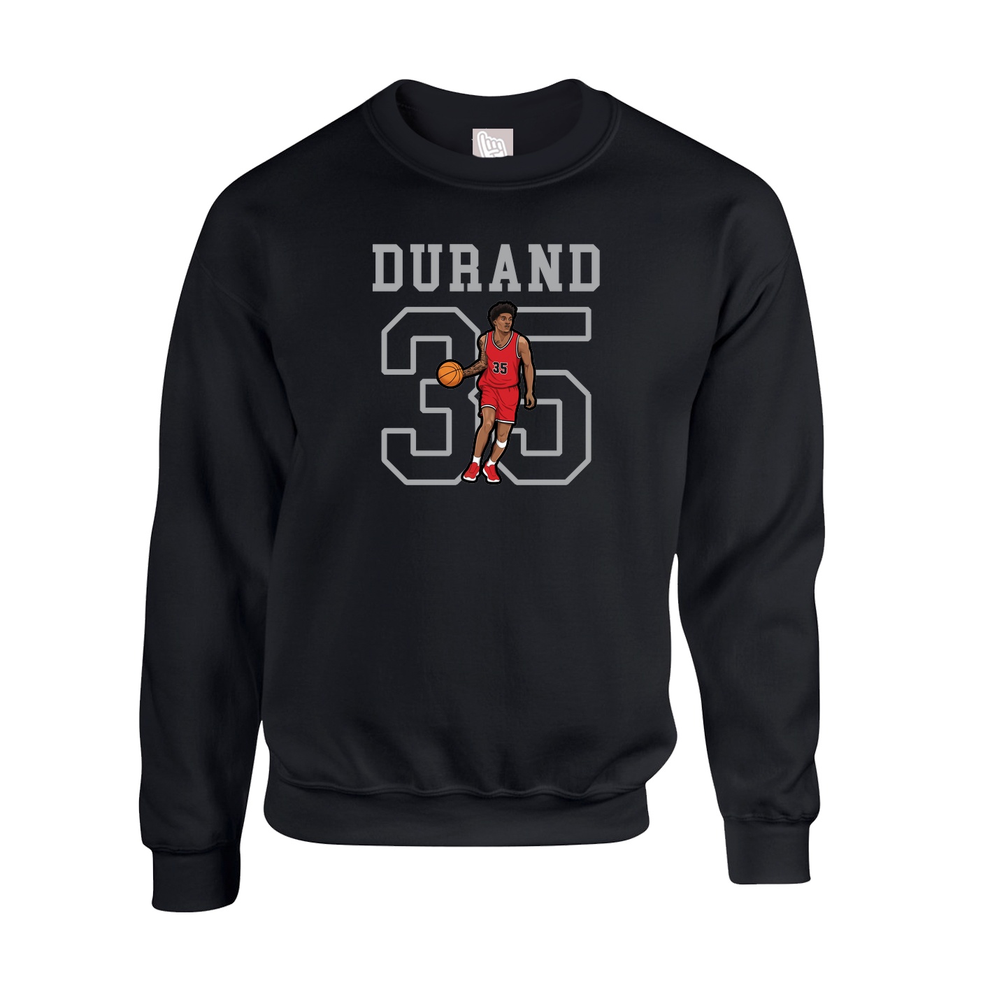Fleece Crew — Shirsey in Black