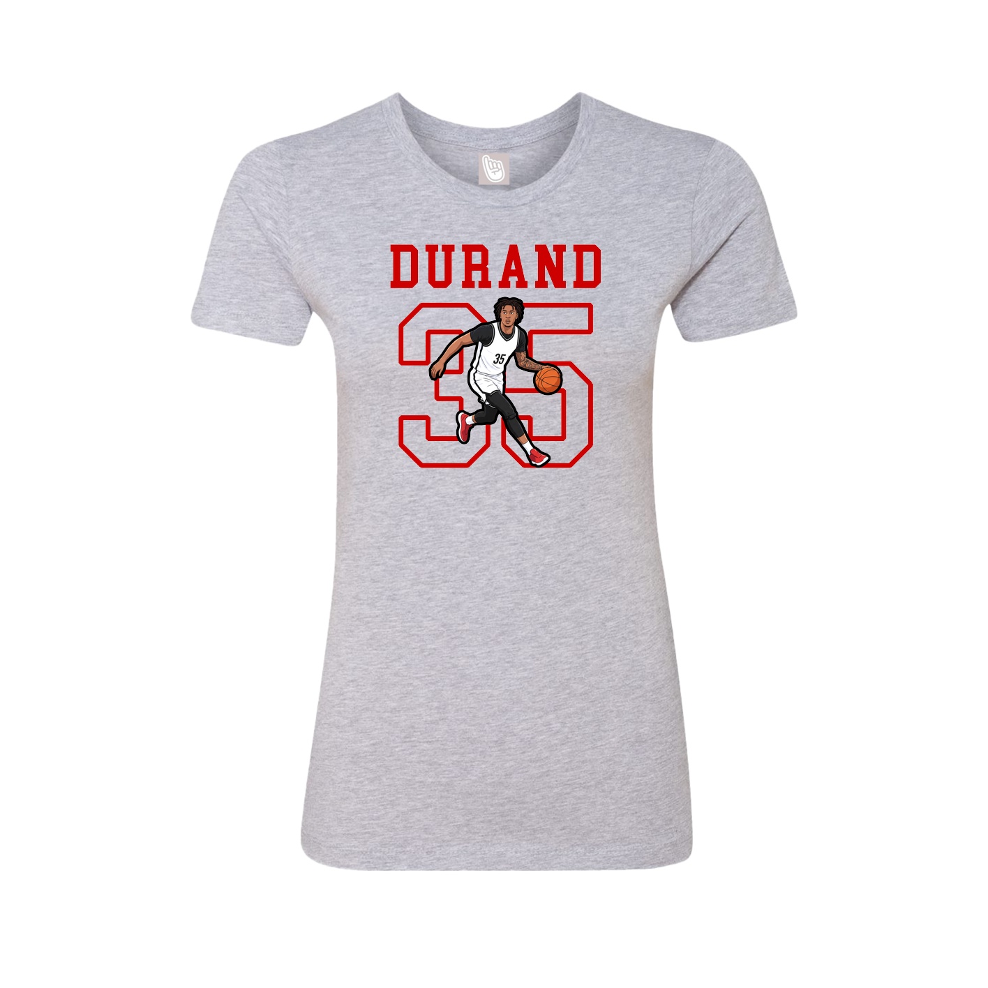 Fitted Women's Tee — Shirsey in Grey