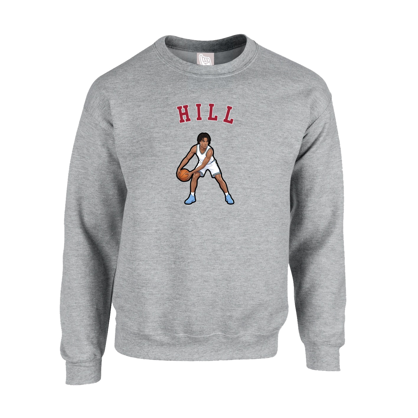 Fleece Crew — Shirsey Arch in Grey