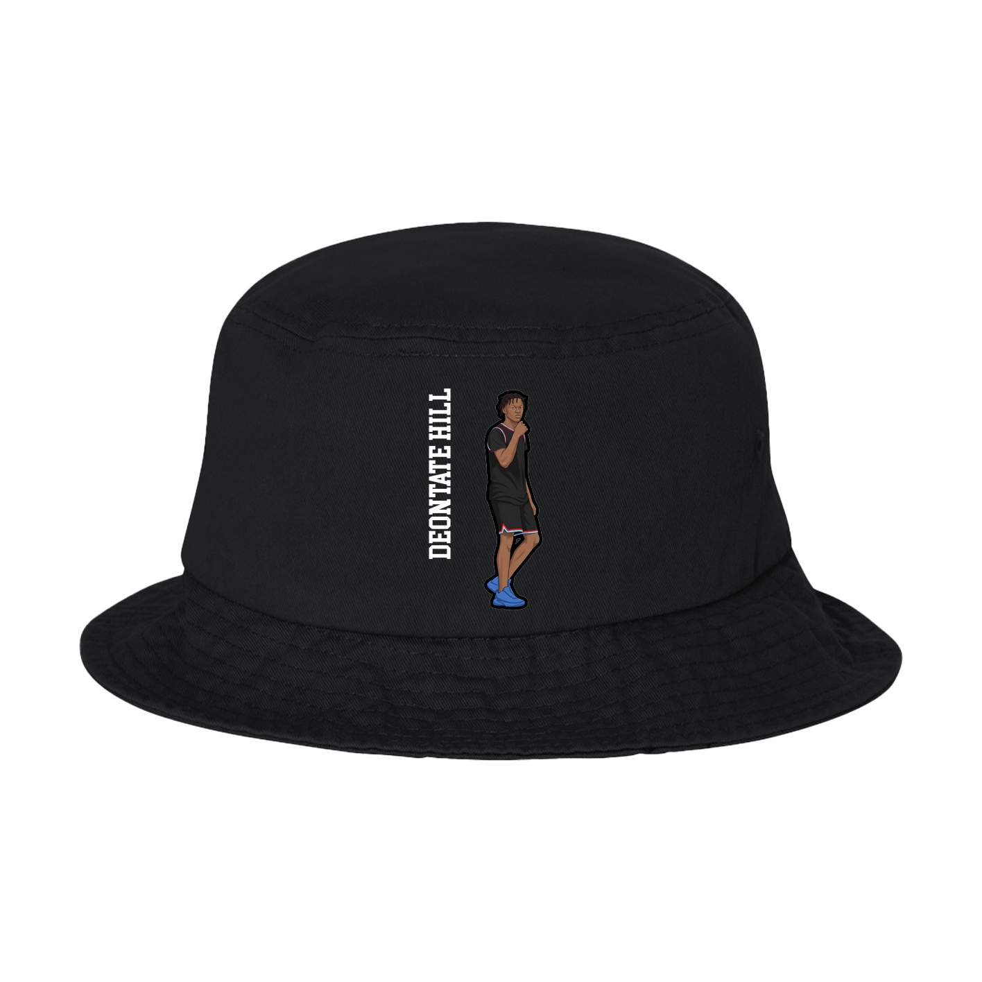 Bucket Cap — Name Vertical in Black