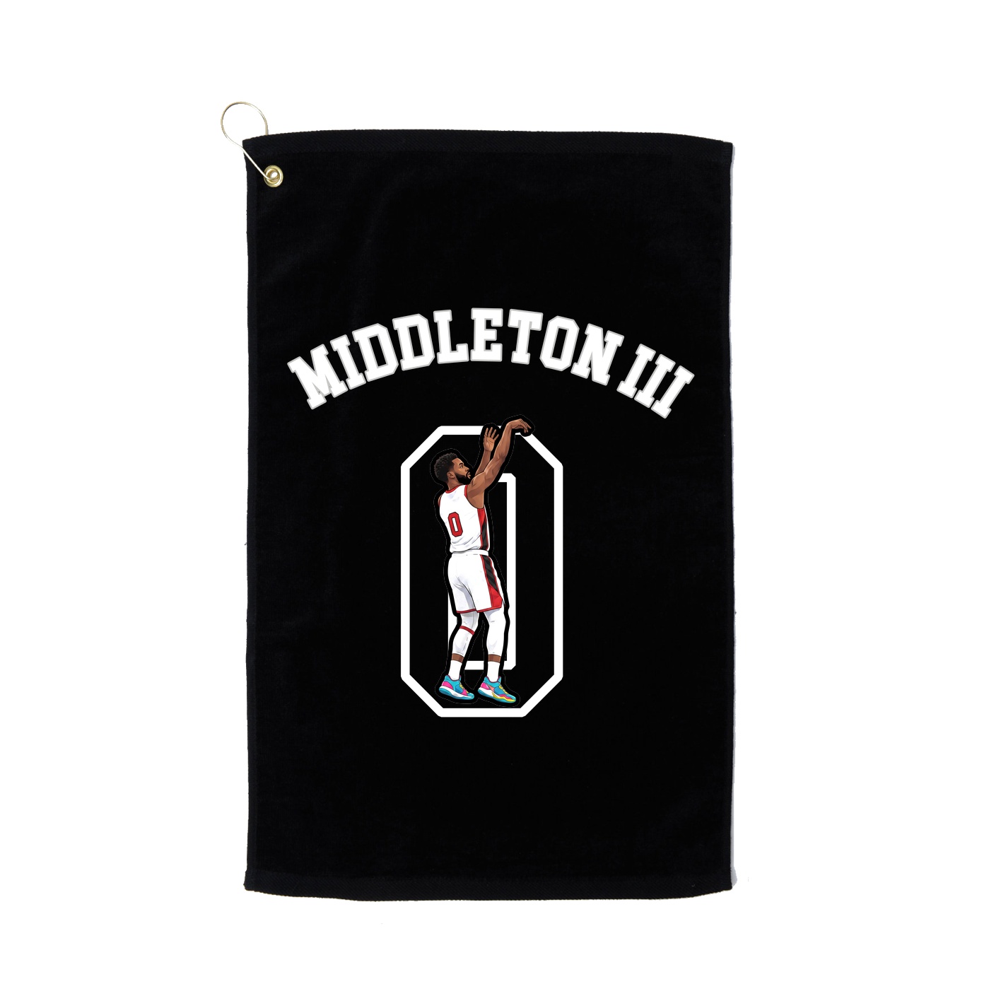 Golf Towel — Shirsey Arch in Black