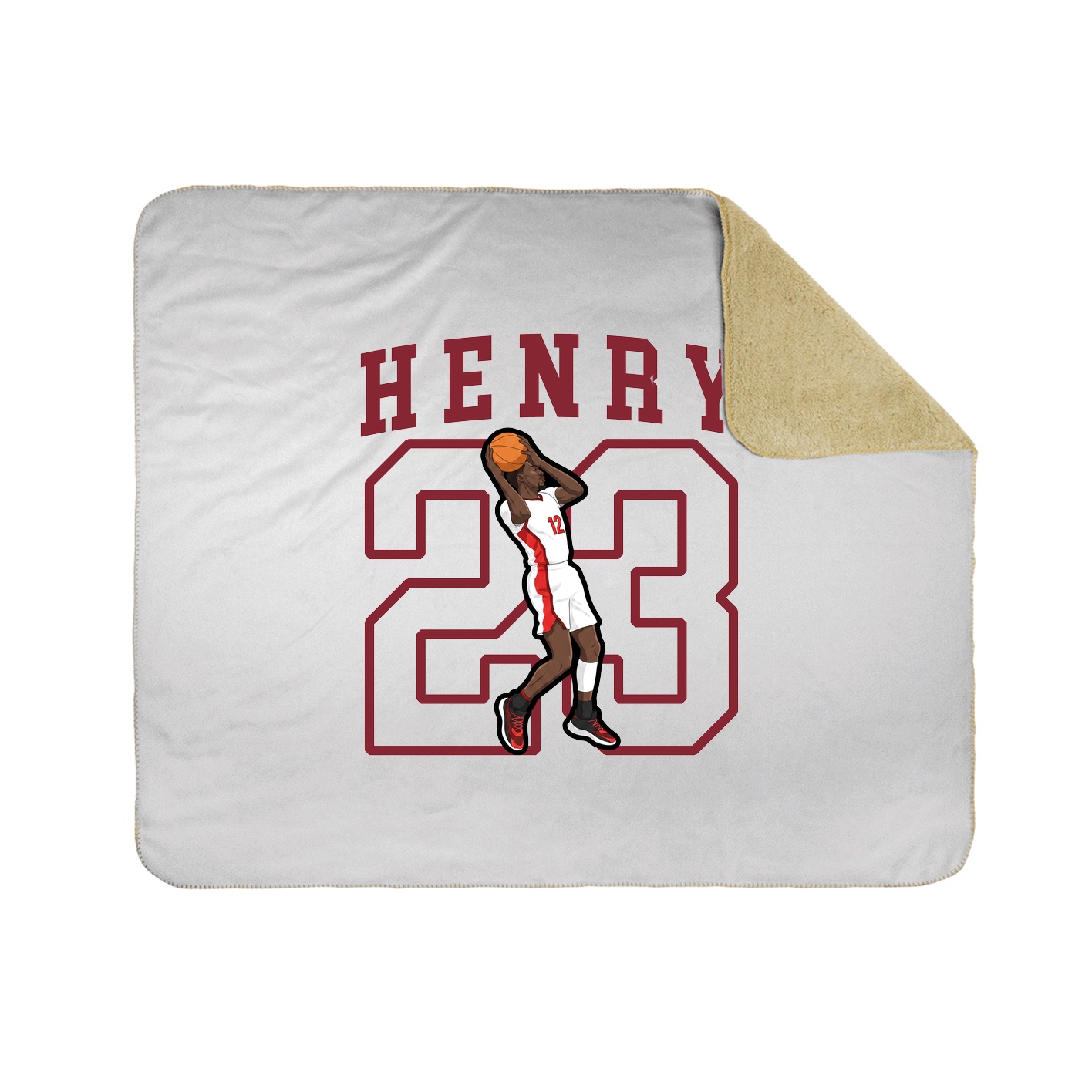 50x60 Sherpa Lined Throw Blanket