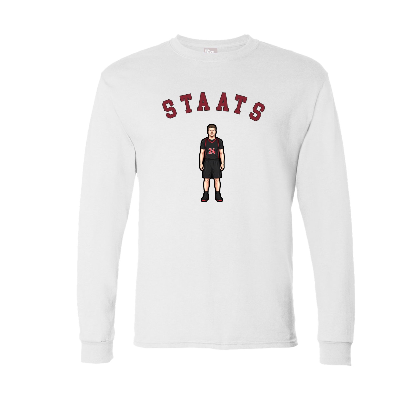 Long Sleeve Tee — Shirsey Arch in White